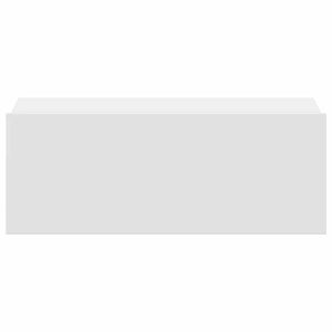 Comodino Pensile Bianco 40x30x15 cm in Legno Multistrato cod mxl 31313