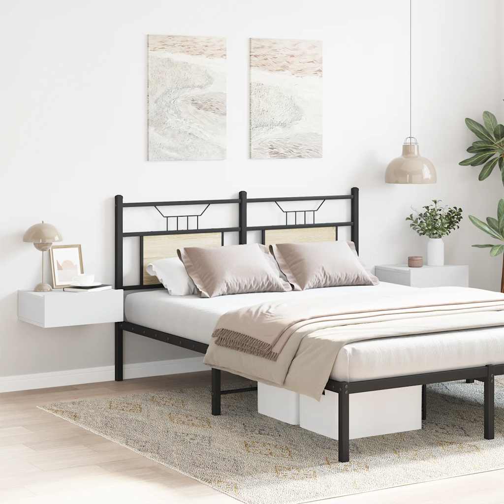 Comodini Pensili 2pz Bianchi 40x30x15 cm in Legno Multistrato 800307