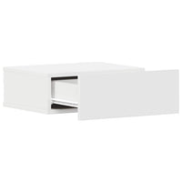 Comodini Pensili 2 pz Bianco 40x30x15 cm in Truciolato cod mxl 54485