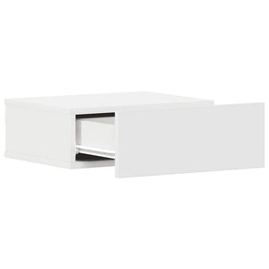 Comodini Pensili 2 pz Bianco 40x30x15 cm in Truciolato cod mxl 54485