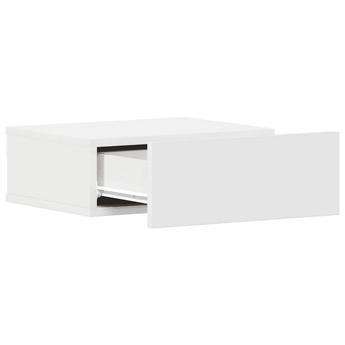Comodini Pensili 2 pz Bianco 40x30x15 cm in Truciolato cod mxl 54485
