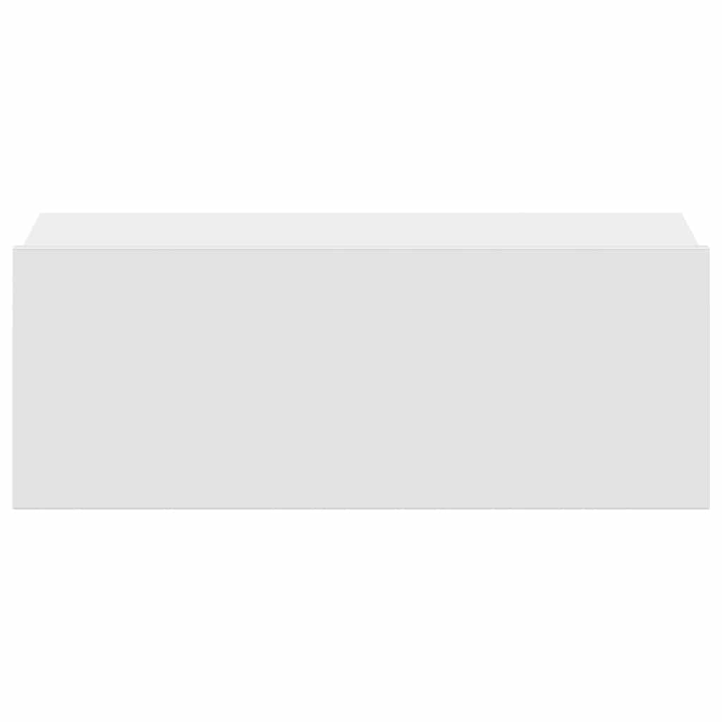 Comodini Pensili 2 pz Bianco 40x30x15 cm in Truciolato cod mxl 54485