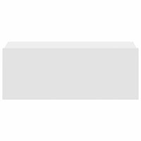 Comodini Pensili 2 pz Bianco 40x30x15 cm in Truciolato cod mxl 54485