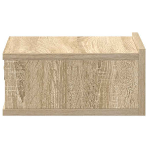 Comodino Pensile Rovere Sonoma 40x30x15 cm in Legno Multistrato 800312