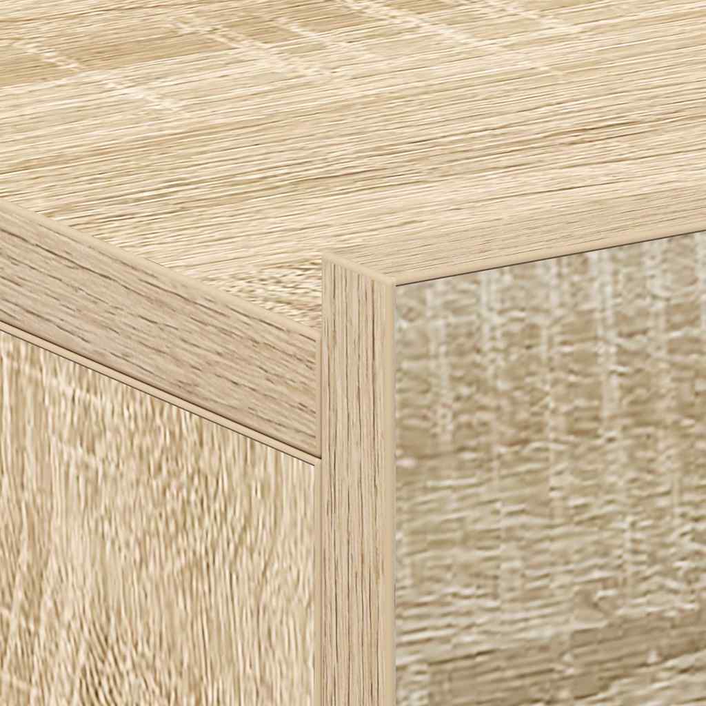 Comodino Pensile Rovere Sonoma 40x30x15 cm in Legno Multistrato 800312