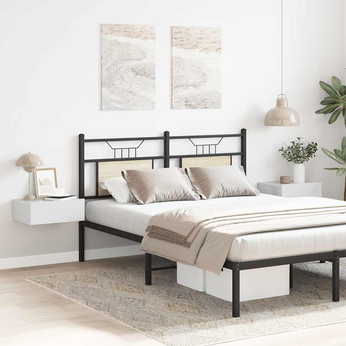 Comodini Pensili 2 pz-Set di 2 Tavolino da notte Bianco Lucido 40x30x15cm Legno Multistrato