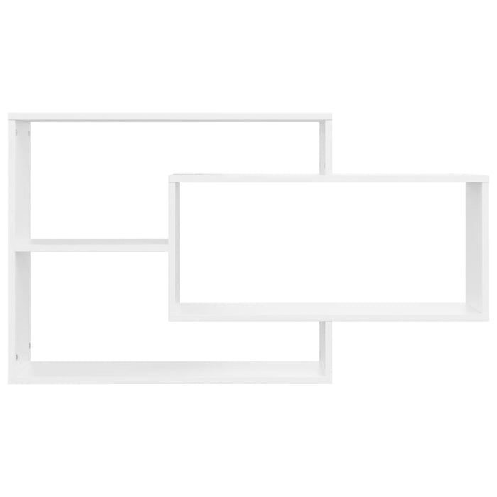 Mensole a Muro Bianche 104x20x58,5 cm in Legno Multistrato 800324