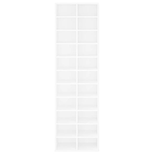 Scarpiera scarpiera mobile portaoggetti ingresso corridoio soggiorno 54 x 34 x 183 cm legno composito bianco 02_0021469