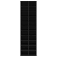 Scarpiera Nera 54x34x183 cm in Truciolato cod mxl 53675