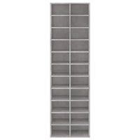 Scarpiera Grigio Cemento 54x34x183 cm in Truciolato 800373