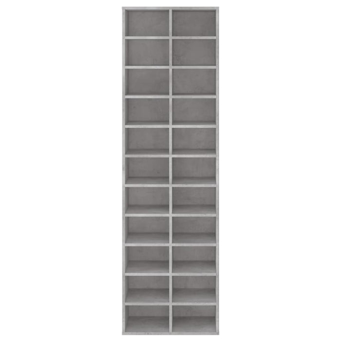 Scarpiera Grigio Cemento 54x34x183 cm in Truciolato 800373