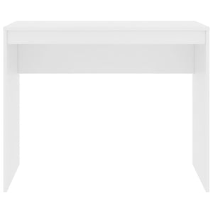 Scrivania Bianca 90x40x72 cm in Legno Multistrato