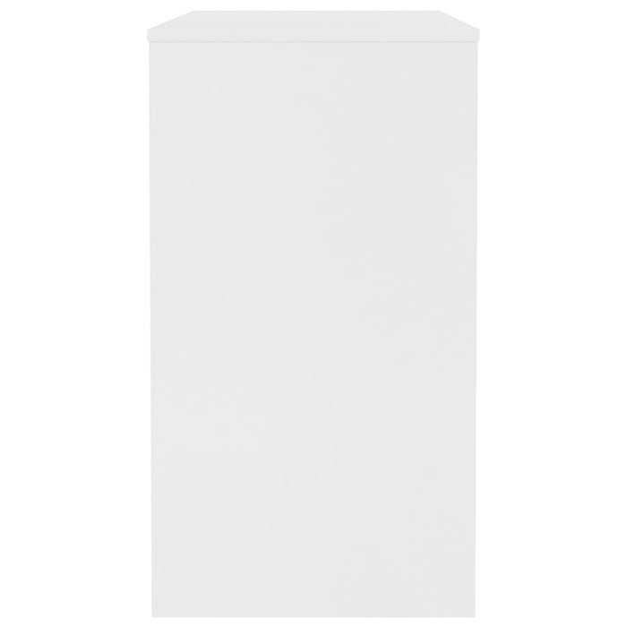 Scrivania Bianca 90x40x72 cm in Legno Multistrato 800378