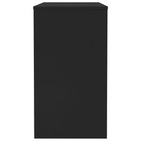 Scrivania Nera 90x40x72 cm in Legno Multistrato 800379