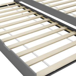 Dormeuse Estraibile senza Materasso Grigia 90x200 cm 283151