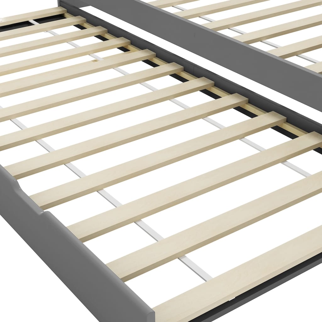 Dormeuse Estraibile senza Materasso-Divano Letto Grigia 90x200 cm