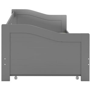 Dormeuse Estraibile senza Materasso Grigia 90x200 cm 283151