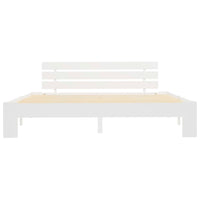 Giroletto Bianco in Legno Massello di Pino 160x200 cm cod mxl 64447