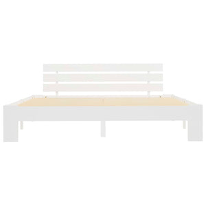 Giroletto Bianco in Legno Massello di Pino 160x200 cm cod mxl 64447