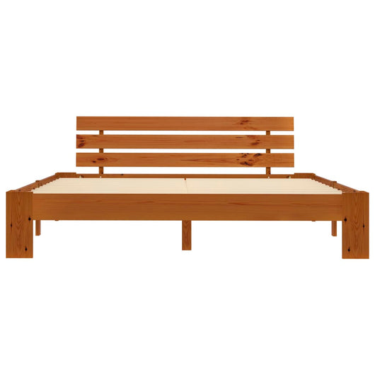 Giroletto senza Materasso Ambrato 180x200 cm in Legno di Pino 283183