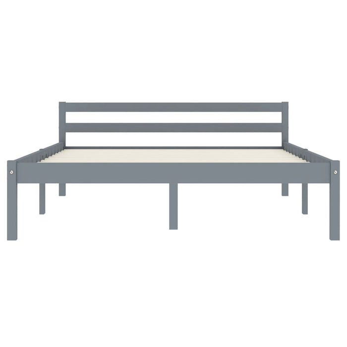 Giroletto senza Materasso Grigio 100x200 cm in Legno di Pino 283198