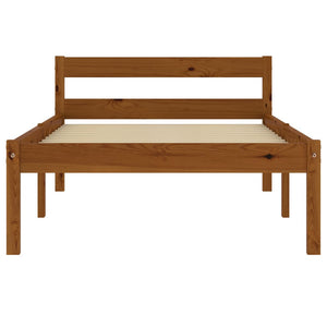 Giroletto senza Materaso Ambrato in Legno di Pino 100x200cm 283209