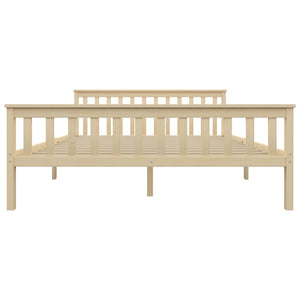 Giroletto senza Materasso-Struttura Letto Naturale 160x200 cm Legno di Pino