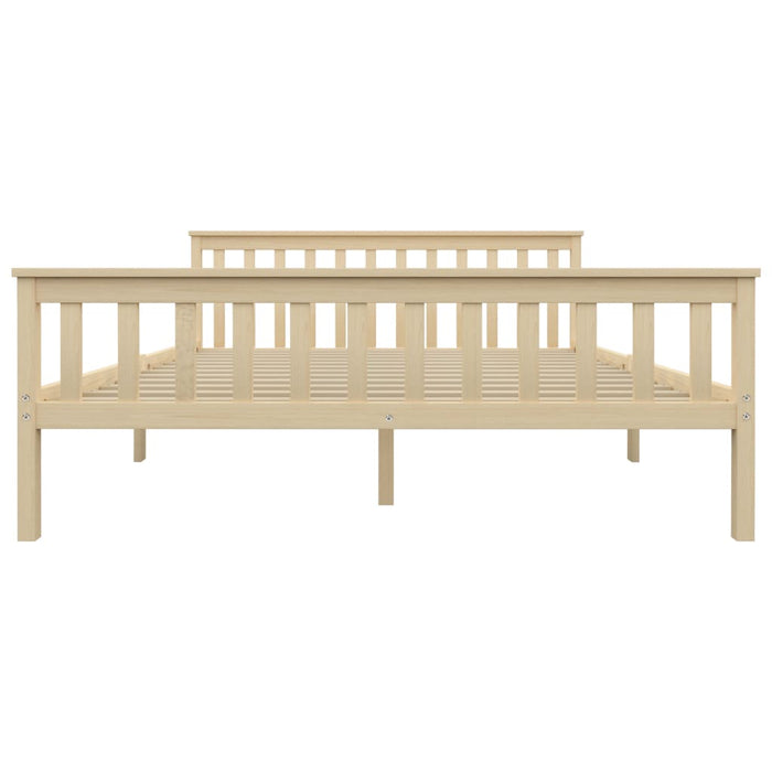 Giroletto senza Materasso-Struttura Letto Naturale 160x200 cm Legno di Pino