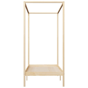 Giroletto senza Materasso 100x200 cm in Legno Massello di Pino 283251