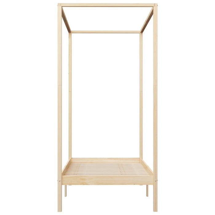 Giroletto senza Materasso 100x200 cm in Legno Massello di Pino 283251