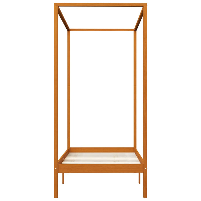 Giroletto a Baldacchino Marrone Miele Massello Pino 90x200 cm