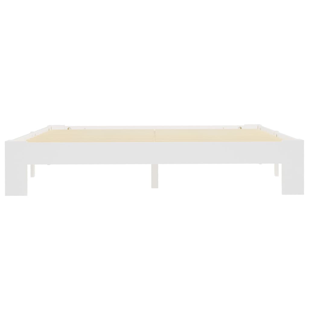 Giroletto Bianco in Legno Massello di Pino 160x200 cm cod mxl 63914