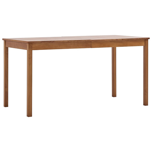 Tavolo da Pranzo Marrone Miele 140x70x73 cm in Legno di Pino 283398
