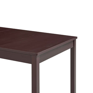 Tavolo da Pranzo Marrone Scuro 140x70x73 cm in Legno di Pino 283401
