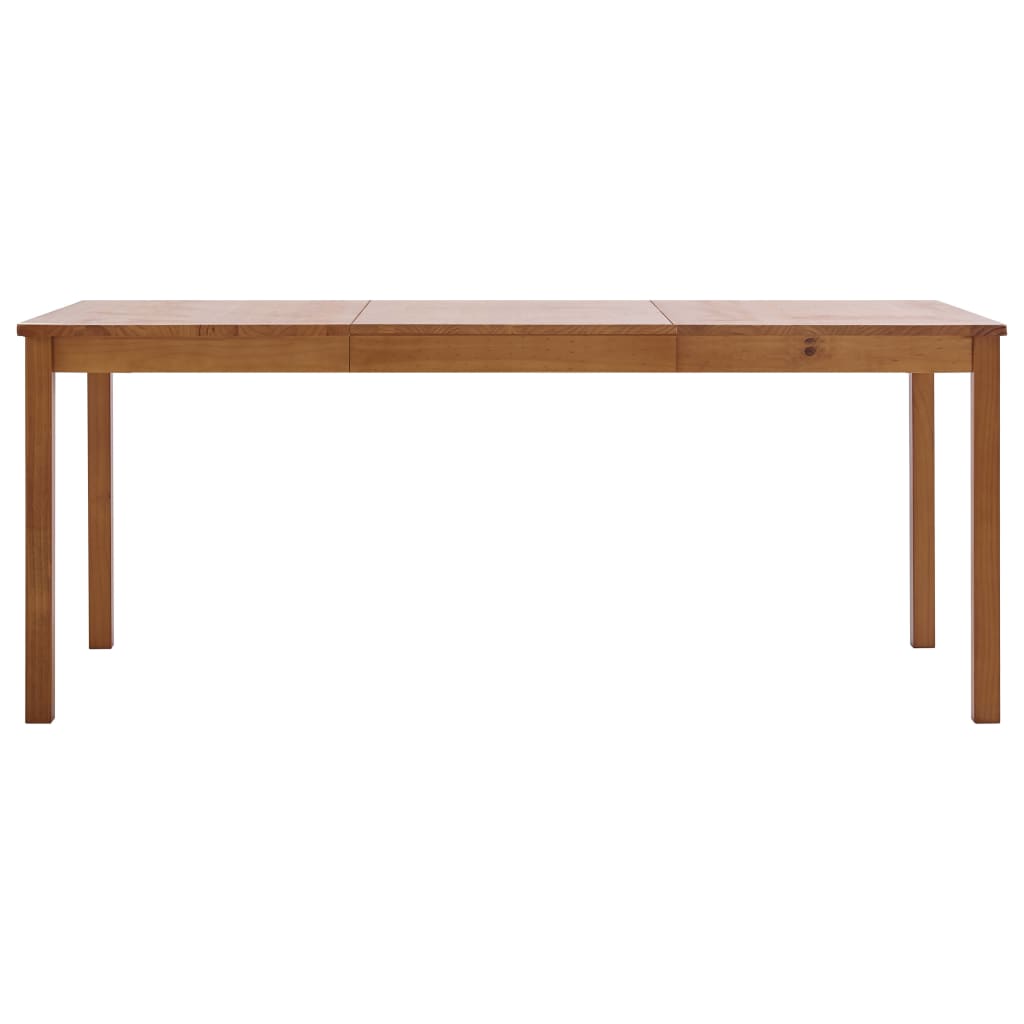Tavolo da Pranzo Marrone ambra 180x90x73 cm in Legno di Pino 283404