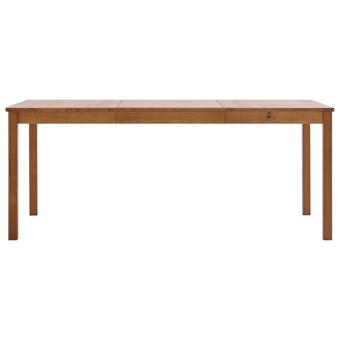 Tavolo da Pranzo Marrone ambra 180x90x73 cm in Legno di Pino 283404