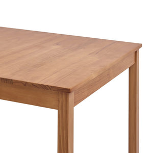 Tavolo da Pranzo Marrone ambra 180x90x73 cm in Legno di Pino 283404