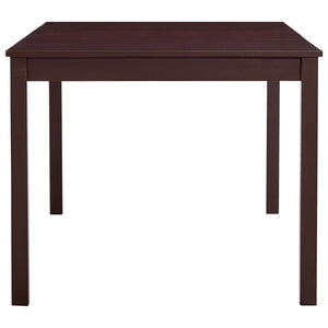 Tavolo da Pranzo Marrone Scuro 180x90x73 cm in Legno di Pino 283407