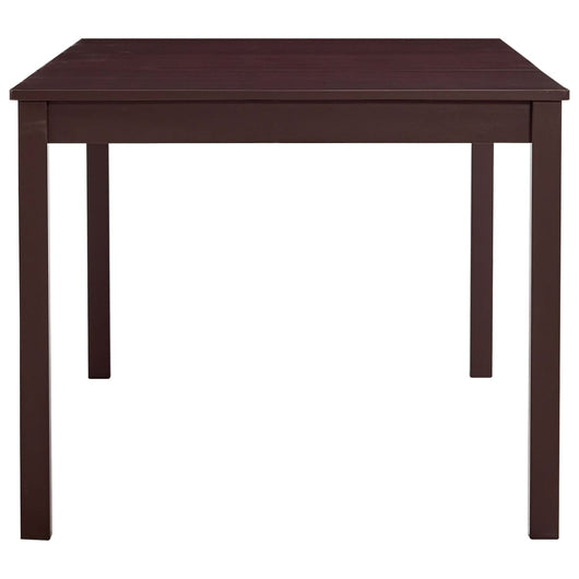 Tavolo da Pranzo Marrone Scuro 180x90x73 cm in Legno di Pino 283407
