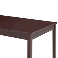 Tavolo da Pranzo Marrone Scuro 180x90x73 cm in Legno di Pino 283407