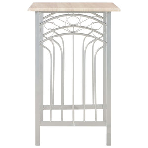 Set da Bar 3 pz in Legno e Acciaio 284398