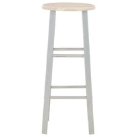 Set da Bar 3 pz in Legno e Acciaio 284398