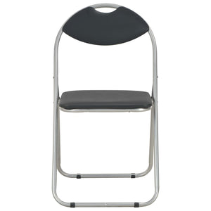 Sedie da Pranzo Pieghevoli 2 pz Nere in Similpelle cod mxl 14384