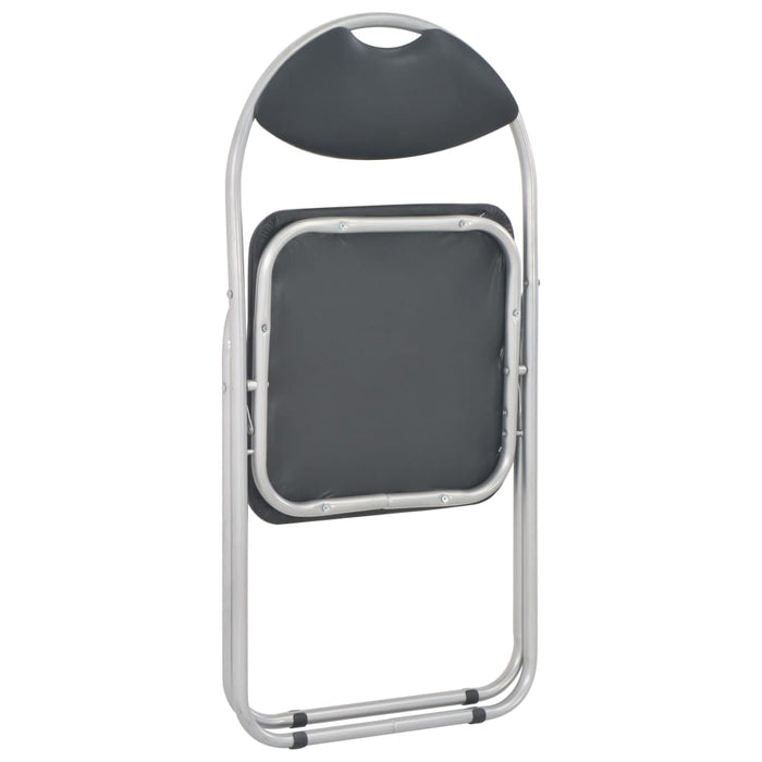 Sedie da Pranzo Pieghevoli 2 pz Nere in Similpelle cod mxl 14384