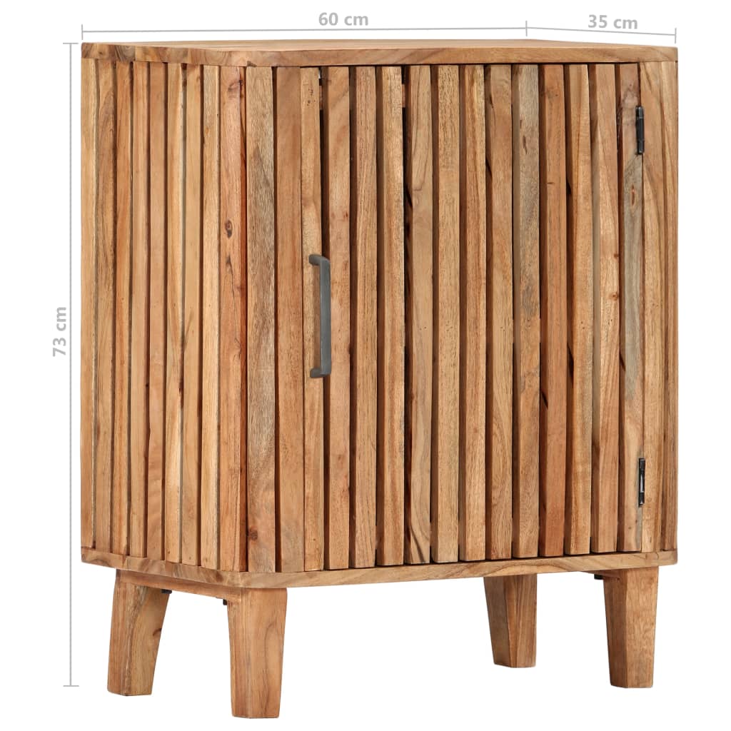 Credenza 60x35x73 cm in Legno Massello di Acacia 282740