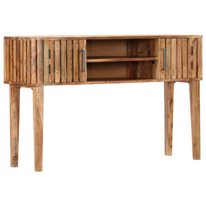 Tavolo Consolle 120x35x76 cm Legno Massello di Acacia 282741