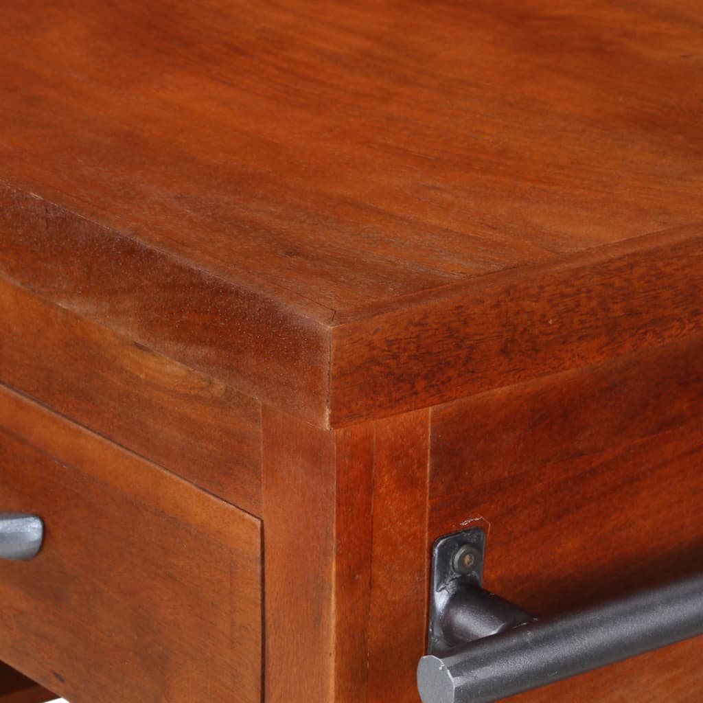 Carrello da Cucina 100x48x89 cm in Legno Massello di Acacia cod mxl 55413