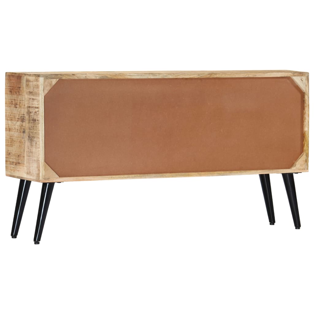 Credenza-Buffet-Armadio da cucina 118x30x62 cm in Legno Massello di Mango