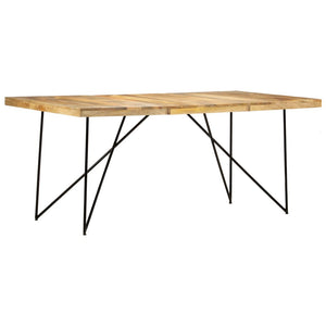 Tavolo da Pranzo 180x90x76 cm in Legno Massello di Mango 282880