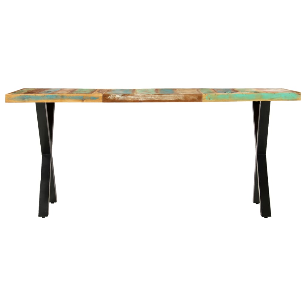 Tavolo da Pranzo 180x90x76 cm in Legno Massello di Recupero 283782